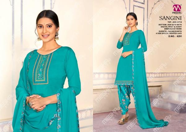 Meghali Sangini Designer Satin Ethnic Wear Salwar 